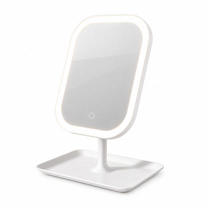 Cart Society™ LED Vanity Mirror with Tray