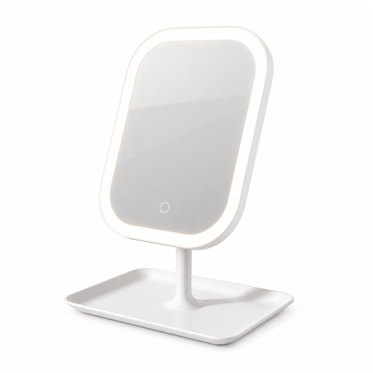 Cart Society™ LED Vanity Mirror with Tray