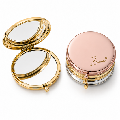 Cart Society™ Personalized Compact Mirror