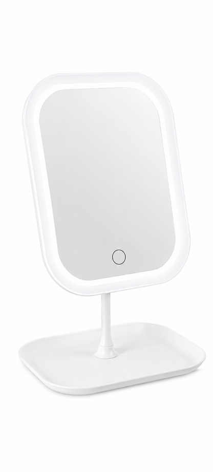 Cart Society™ LED Vanity Mirror with Tray