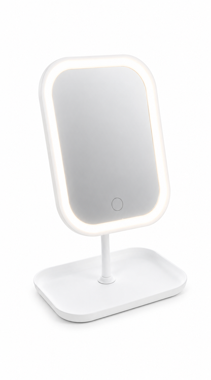 Cart Society™ LED Vanity Mirror with Tray
