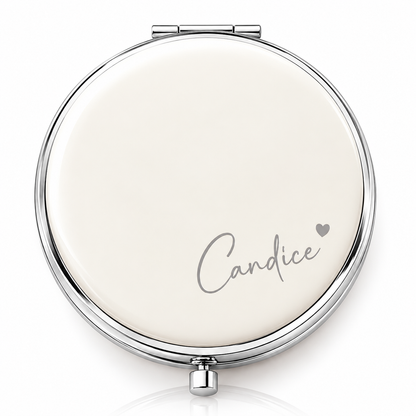 Cart Society™ Personalized Compact Mirror